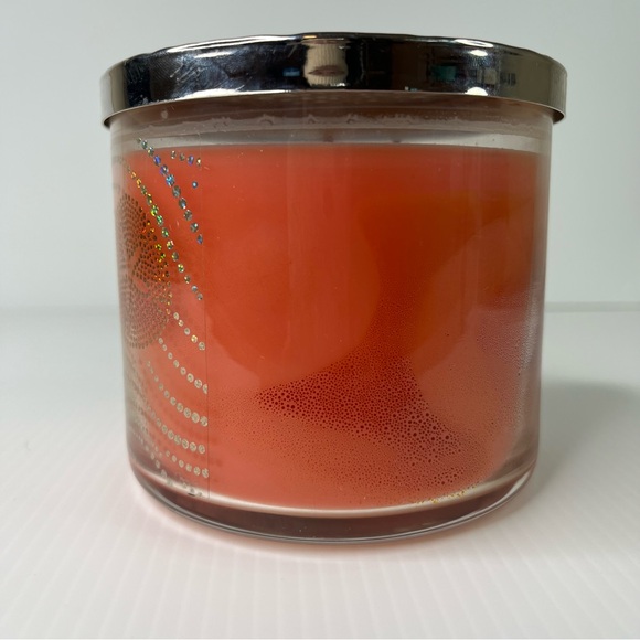 Bath and Body Works Orange Sunny Coconut Dress 3 Wick Candle NEW 14.5oz - Picture 5 of 8